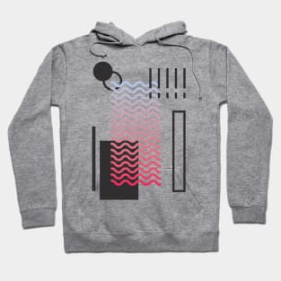 Abstract Waves Hoodie